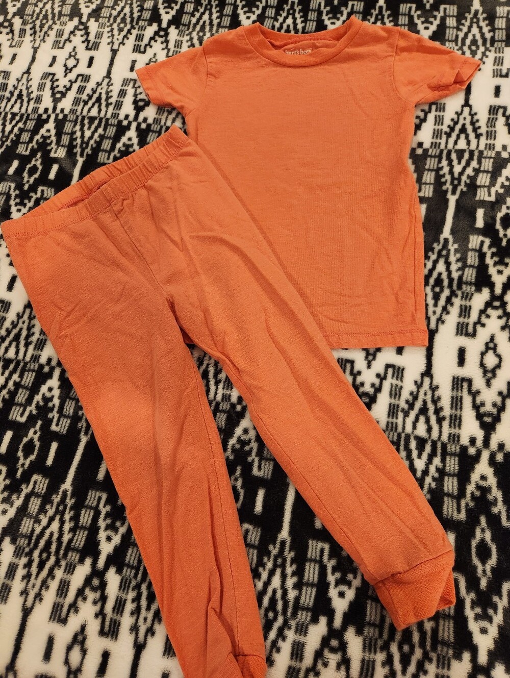 Burt's Bees Children's Salmon Snug-Fit Pajamas Set, Size 3T
